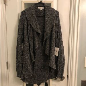 Black and white cardigan